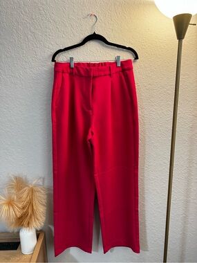 Old Navy Taylor Wide-Leg Trousers in Hot Pink